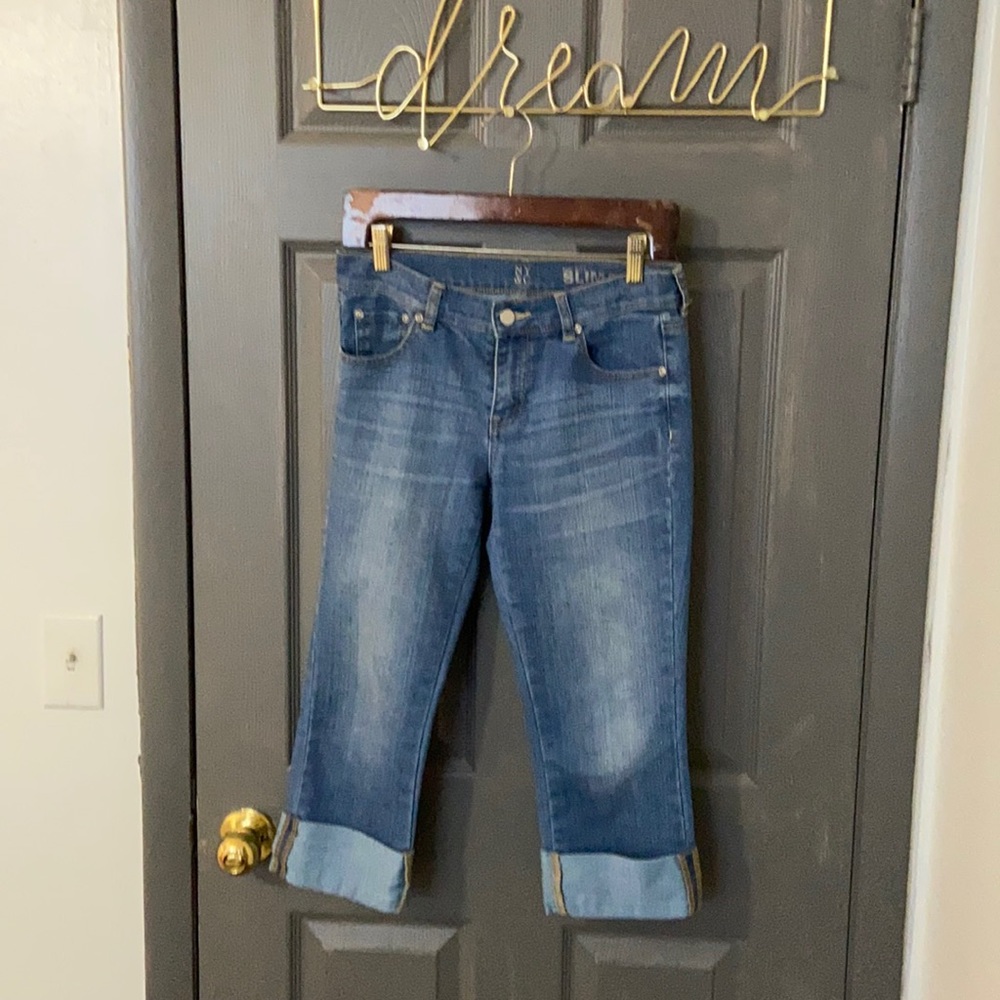 NYC slim cropped jeans size 2